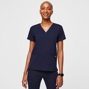 Figs Navy Blue Scrub Set